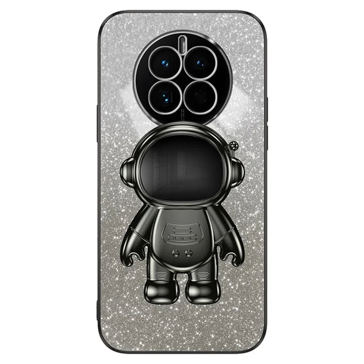For Huawei Mate 50 4G Case PC+TPU Phone Back Cover with Astronaut Kickstand