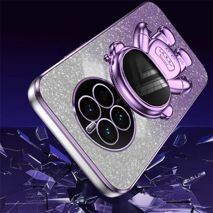 For Huawei Mate 50 4G Case PC+TPU Phone Back Cover with Astronaut Kickstand