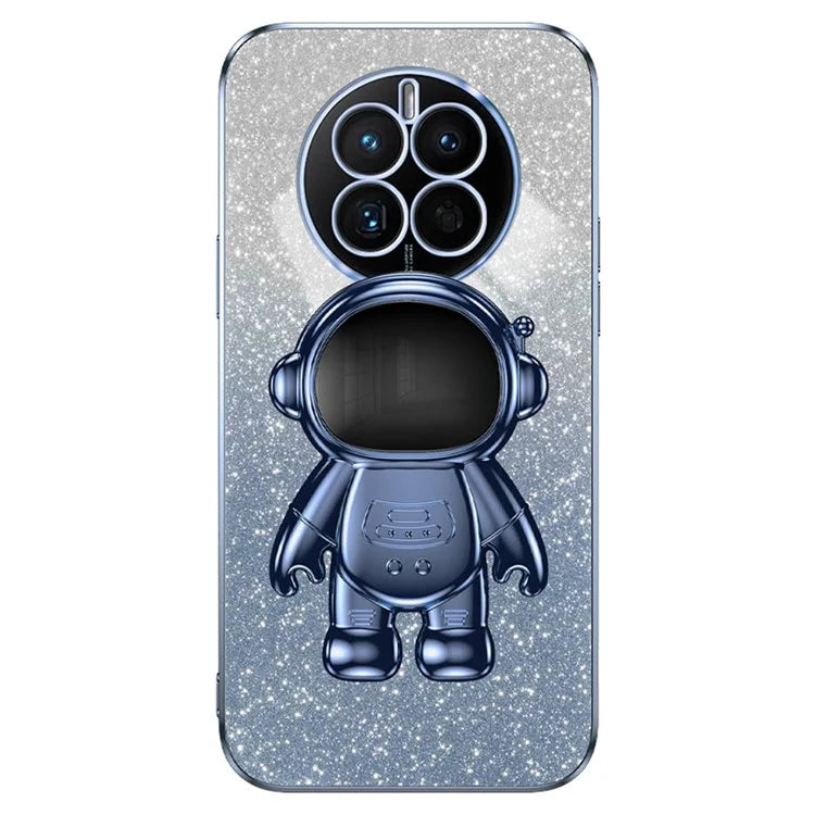 For Huawei Mate 50 4G Case PC+TPU Phone Back Cover with Astronaut Kickstand