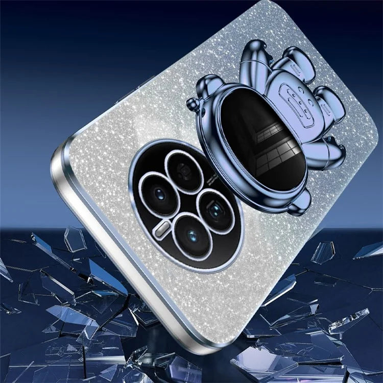 For Huawei Mate 50 4G Case PC+TPU Phone Back Cover with Astronaut Kickstand