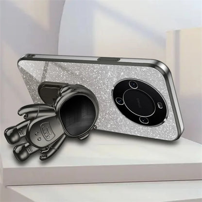 For Huawei Mate 60 Cellphone Case PC+TPU Astronaut Kickstand Back Cover