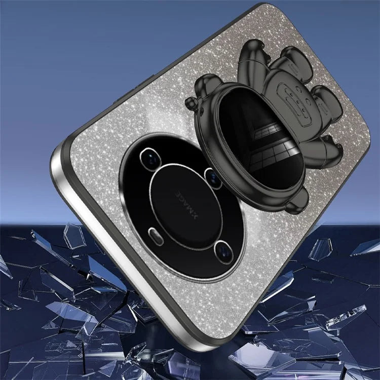 For Huawei Mate 60 Cellphone Case PC+TPU Astronaut Kickstand Back Cover