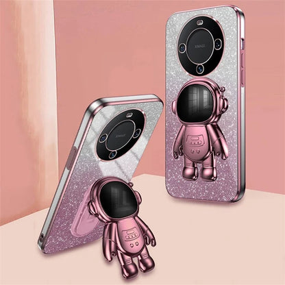 For Huawei Mate 60 Cellphone Case PC+TPU Astronaut Kickstand Back Cover