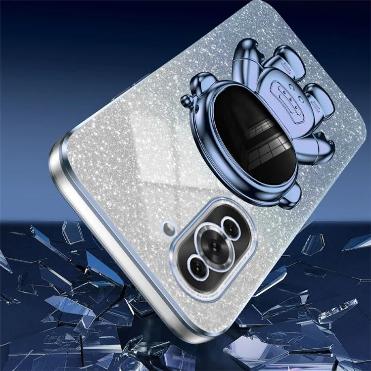 For Huawei nova 10 4G Cellphone Case PC+TPU Astronaut Kickstand Drop-proof Cover