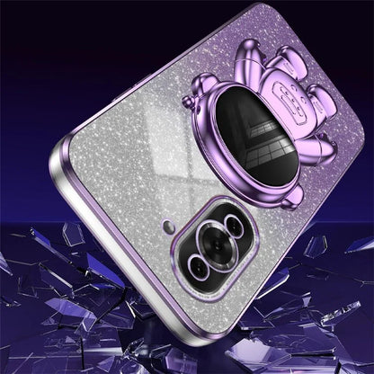 For Huawei nova 10 Pro 4G Cellphone Case Astronaut Kickstand PC+TPU Anti-scratch Cover