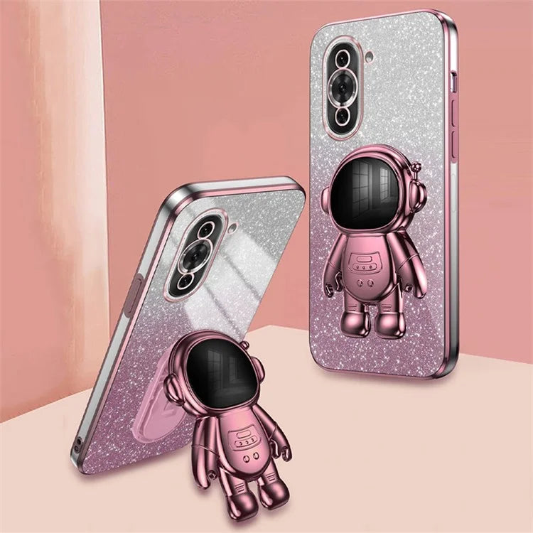 For Huawei nova 10 Pro 4G Cellphone Case Astronaut Kickstand PC+TPU Anti-scratch Cover