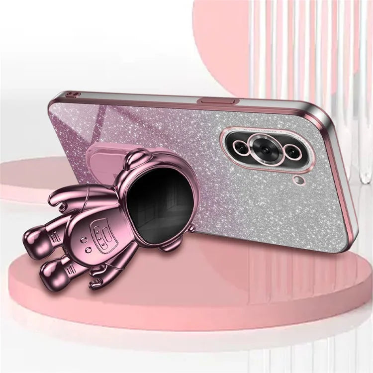For Huawei nova 10 Pro 4G Cellphone Case Astronaut Kickstand PC+TPU Anti-scratch Cover
