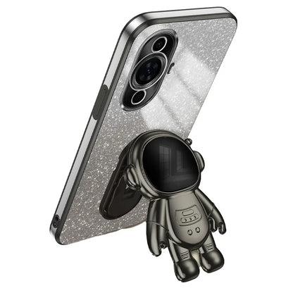 For Huawei nova 11 Case Astronaut Kickstand Electroplating PC+TPU Cover