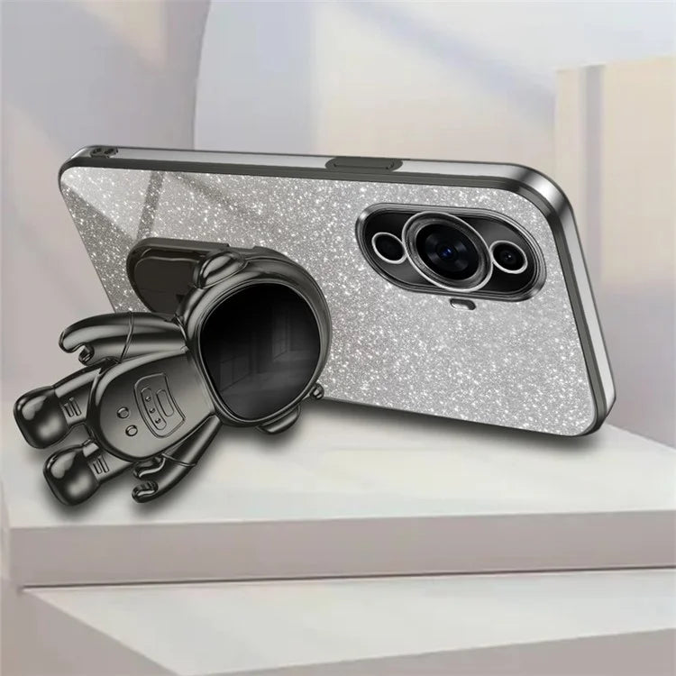 For Huawei nova 11 Case Astronaut Kickstand Electroplating PC+TPU Cover