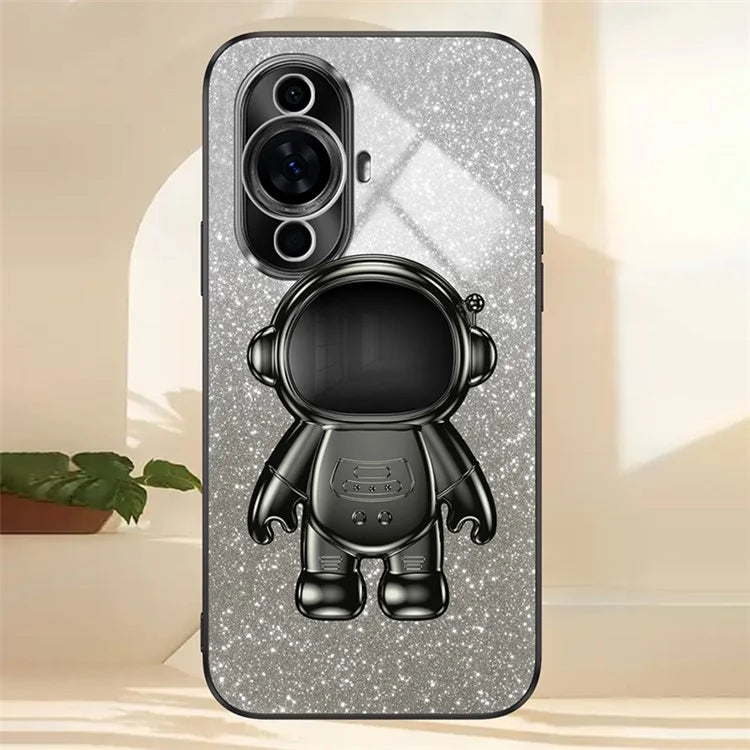 For Huawei nova 11 Case Astronaut Kickstand Electroplating PC+TPU Cover