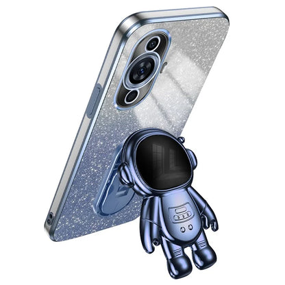 For Huawei nova 11 Case Astronaut Kickstand Electroplating PC+TPU Cover