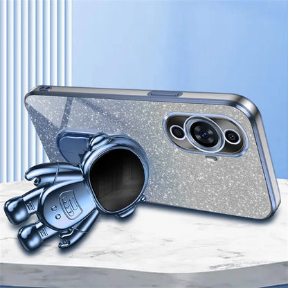 For Huawei nova 11 Case Astronaut Kickstand Electroplating PC+TPU Cover