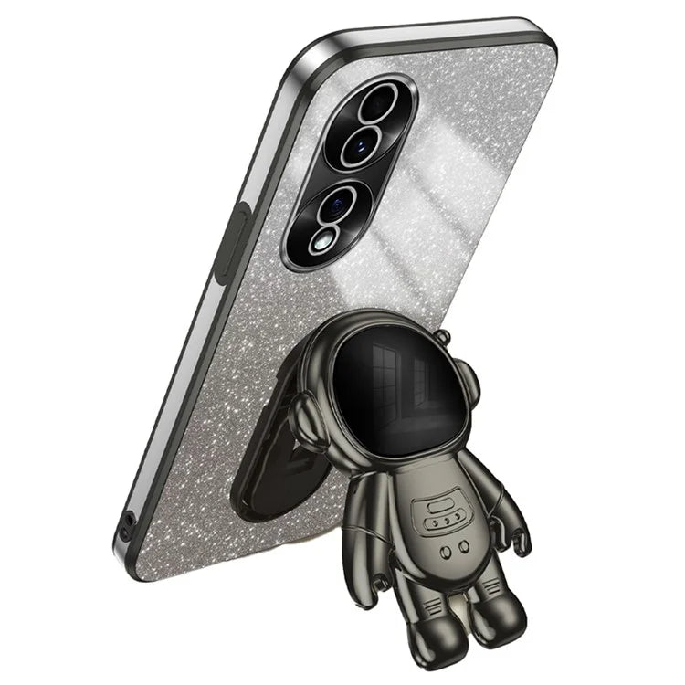 For Honor 70 5G Kickstand Case PC+TPU Astronaut Design Phone Back Cover