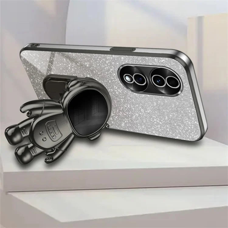 For Honor 70 5G Kickstand Case PC+TPU Astronaut Design Phone Back Cover
