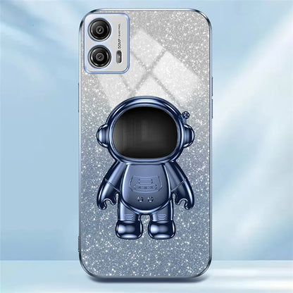For Motorola Moto G53 5G Case PC+TPU Astronaut Kickstand Back Shell