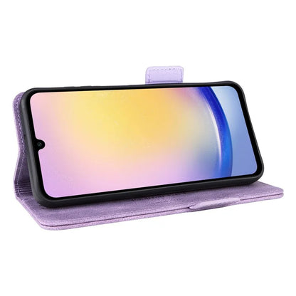 For Samsung Galaxy A25 5G (Global) (161.0 x 76.5 x 8.3mm) Leather Case Wallet Phone Cover