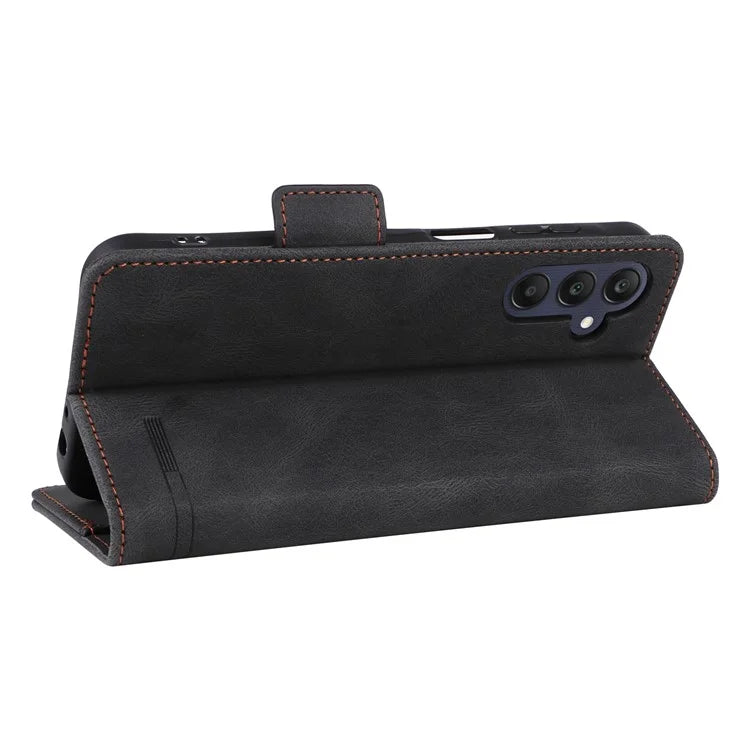 For Samsung Galaxy A25 5G (Global) (161.0 x 76.5 x 8.3mm) Leather Case Wallet Phone Cover