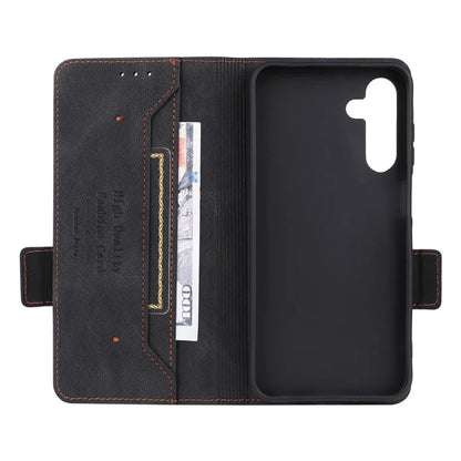 For Samsung Galaxy A25 5G (Global) (161.0 x 76.5 x 8.3mm) Leather Case Wallet Phone Cover
