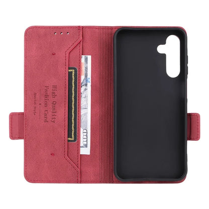 For Samsung Galaxy A25 5G (Global) (161.0 x 76.5 x 8.3mm) Leather Case Wallet Phone Cover
