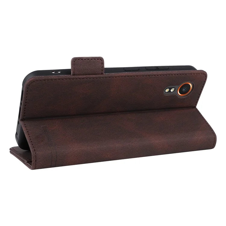 For Samsung Galaxy Xcover 7 Flip Phone Case Wallet PU Leather Stand Cover