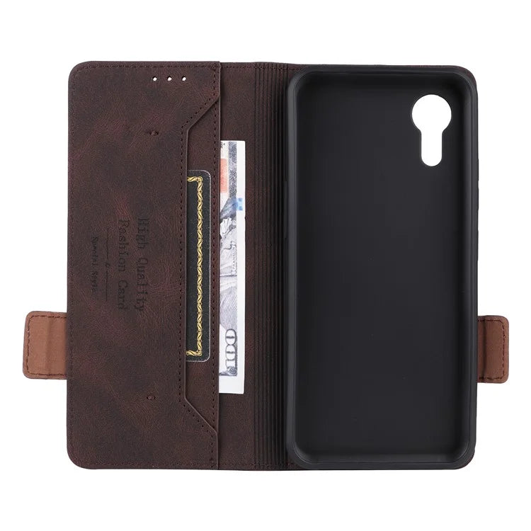 For Samsung Galaxy Xcover 7 Flip Phone Case Wallet PU Leather Stand Cover