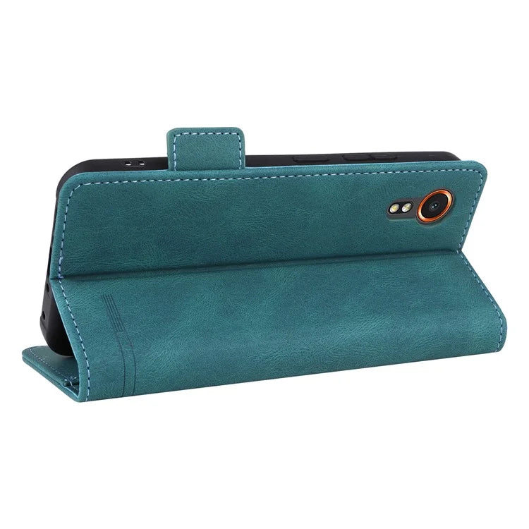 For Samsung Galaxy Xcover 7 Flip Phone Case Wallet PU Leather Stand Cover