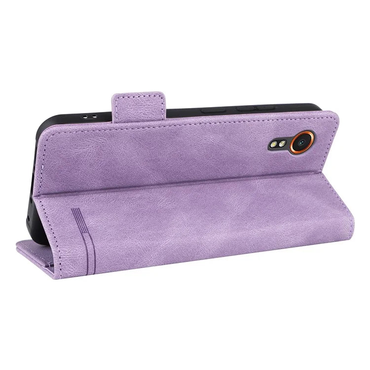 For Samsung Galaxy Xcover 7 Flip Phone Case Wallet PU Leather Stand Cover