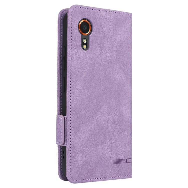 For Samsung Galaxy Xcover 7 Flip Phone Case Wallet PU Leather Stand Cover