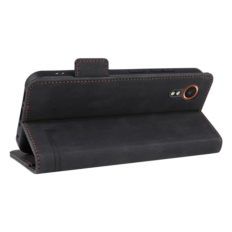 For Samsung Galaxy Xcover 7 Flip Phone Case Wallet PU Leather Stand Cover