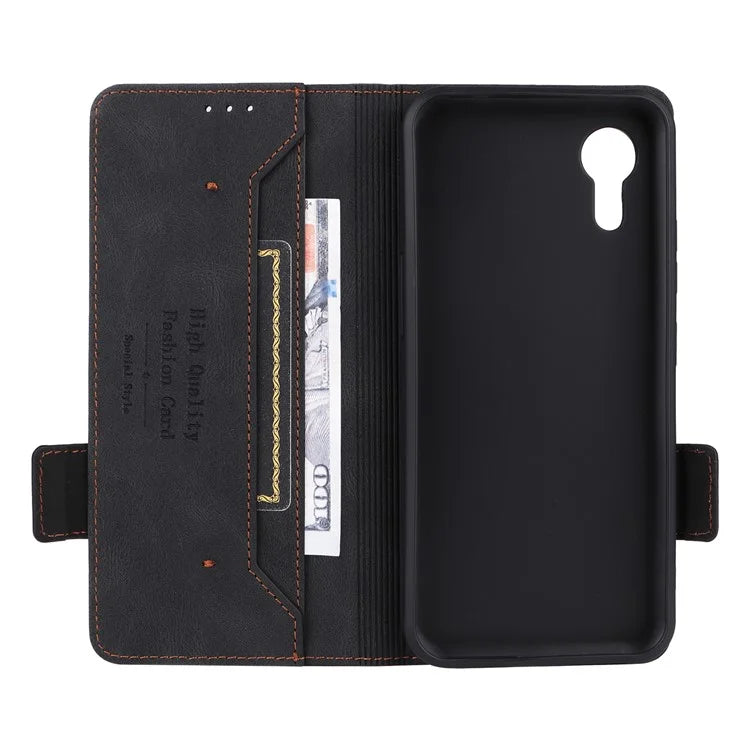 For Samsung Galaxy Xcover 7 Flip Phone Case Wallet PU Leather Stand Cover