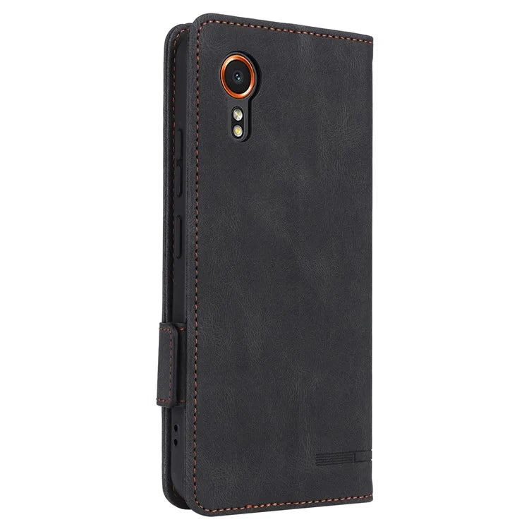 For Samsung Galaxy Xcover 7 Flip Phone Case Wallet PU Leather Stand Cover