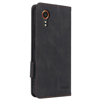 For Samsung Galaxy Xcover 7 Flip Phone Case Wallet PU Leather Stand Cover
