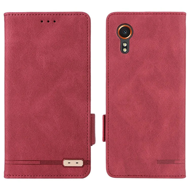 For Samsung Galaxy Xcover 7 Flip Phone Case Wallet PU Leather Stand Cover
