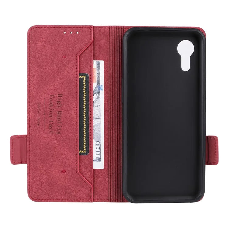 For Samsung Galaxy Xcover 7 Flip Phone Case Wallet PU Leather Stand Cover