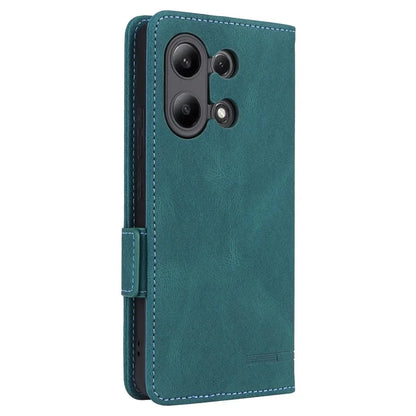 For Xiaomi Redmi Note 13 4G Case Leather Wallet Cover Hardware Decor
