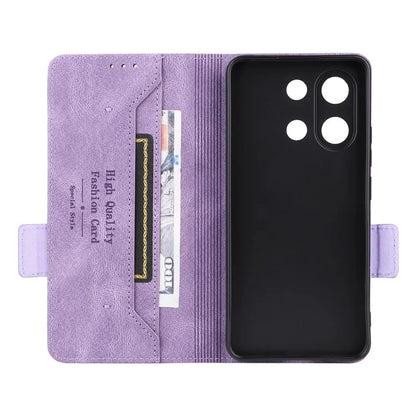 For Xiaomi Redmi Note 13 4G Case Leather Wallet Cover Hardware Decor