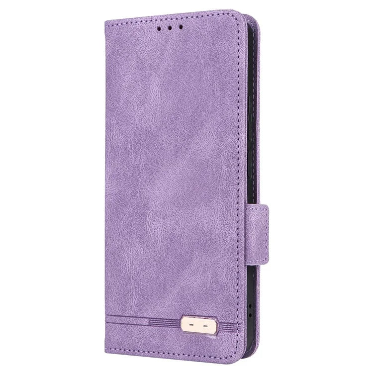 For Xiaomi Redmi Note 13 4G Case Leather Wallet Cover Hardware Decor