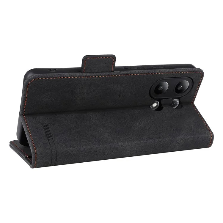 For Xiaomi Redmi Note 13 4G Case Leather Wallet Cover Hardware Decor