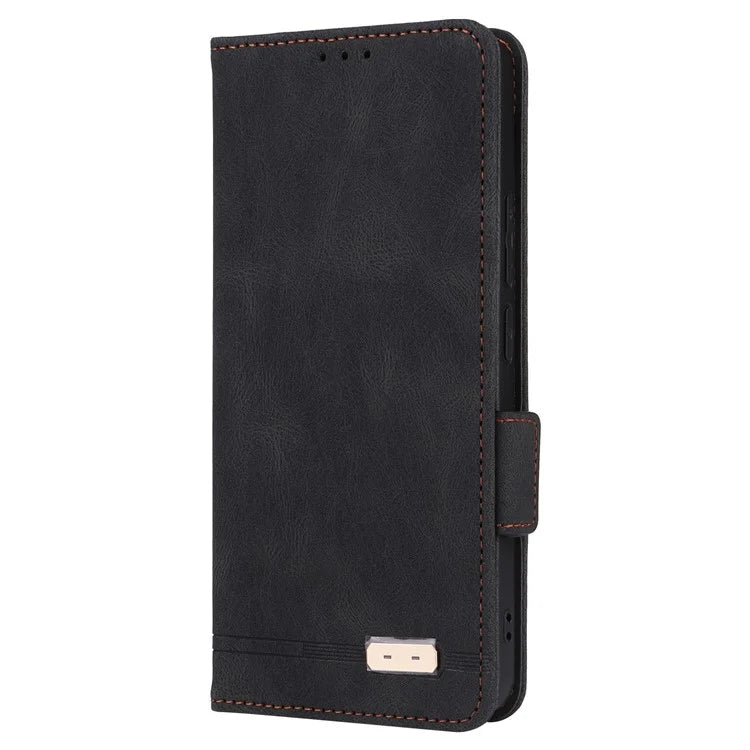 For Xiaomi Redmi Note 13 4G Case Leather Wallet Cover Hardware Decor