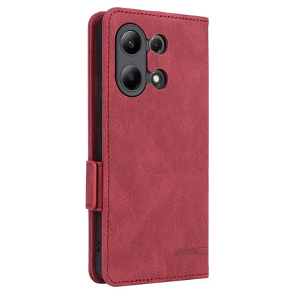 For Xiaomi Redmi Note 13 4G Case Leather Wallet Cover Hardware Decor