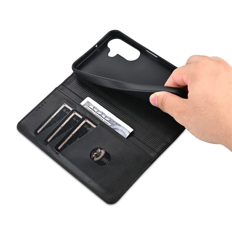 AZNS For Samsung Galaxy A25 5G (Global) (161.0 x 76.5 x 8.3mm) PU Leather Case Phone Wallet Cover