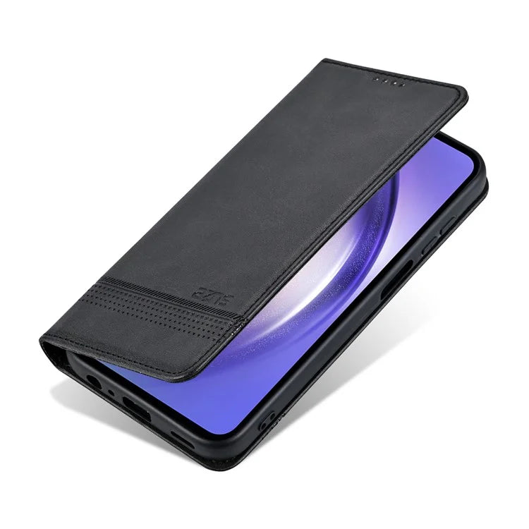 AZNS For Samsung Galaxy A25 5G (Global) (161.0 x 76.5 x 8.3mm) PU Leather Case Phone Wallet Cover