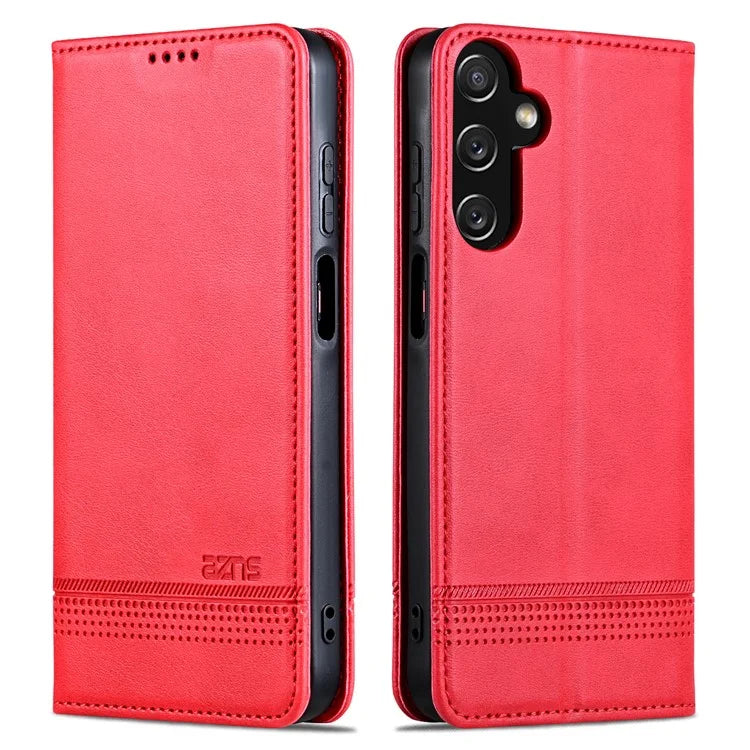 AZNS For Samsung Galaxy A25 5G (Global) (161.0 x 76.5 x 8.3mm) PU Leather Case Phone Wallet Cover