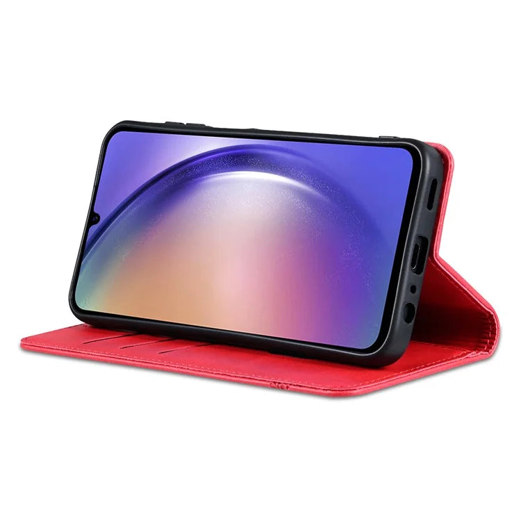 AZNS For Samsung Galaxy A25 5G (Global) (161.0 x 76.5 x 8.3mm) PU Leather Case Phone Wallet Cover