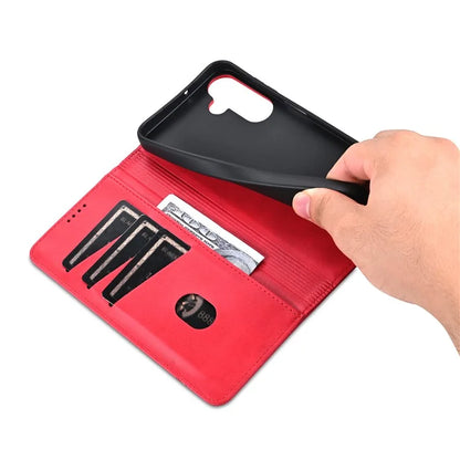 AZNS For Samsung Galaxy A25 5G (Global) (161.0 x 76.5 x 8.3mm) PU Leather Case Phone Wallet Cover