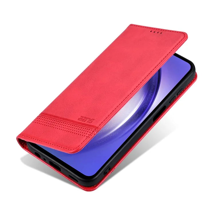 AZNS For Samsung Galaxy A25 5G (Global) (161.0 x 76.5 x 8.3mm) PU Leather Case Phone Wallet Cover