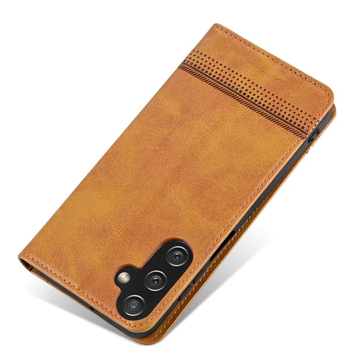 AZNS For Samsung Galaxy A25 5G (Global) (161.0 x 76.5 x 8.3mm) PU Leather Case Phone Wallet Cover