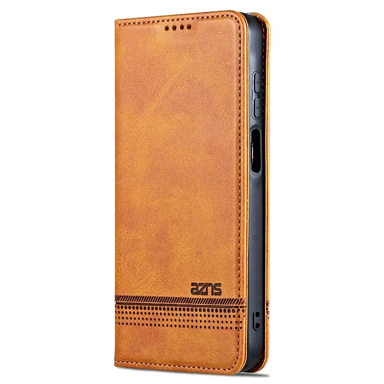 AZNS For Samsung Galaxy A25 5G (Global) (161.0 x 76.5 x 8.3mm) PU Leather Case Phone Wallet Cover