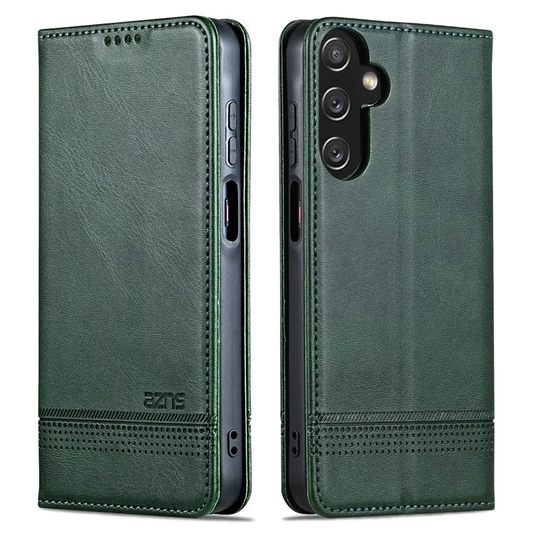 AZNS For Samsung Galaxy A25 5G (Global) (161.0 x 76.5 x 8.3mm) PU Leather Case Phone Wallet Cover