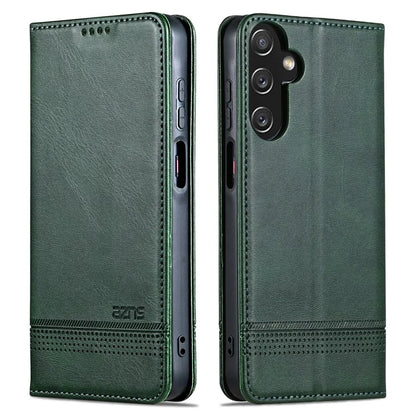 AZNS For Samsung Galaxy A25 5G (Global) (161.0 x 76.5 x 8.3mm) PU Leather Case Phone Wallet Cover